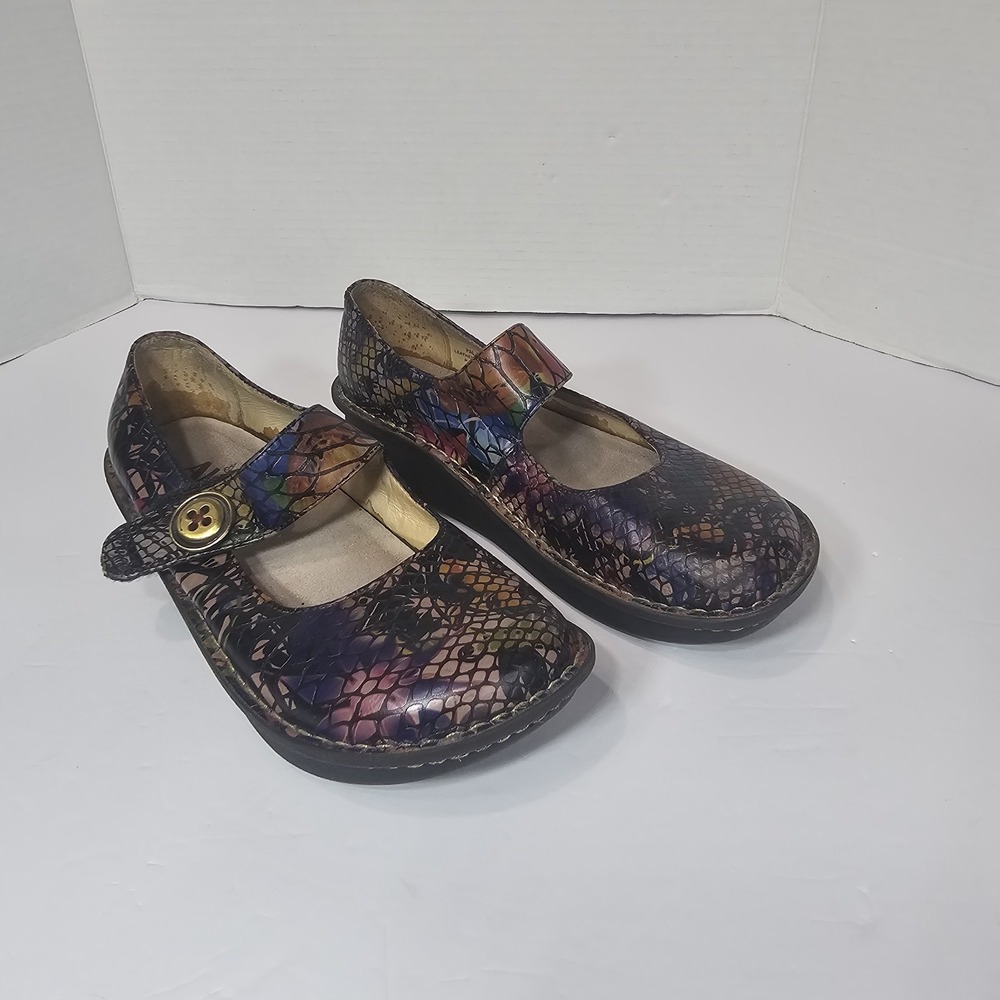 Alegria PG Lite Paloma Mary Janes Size 38 PAL-724  Multicolor - Picture 3 of 9